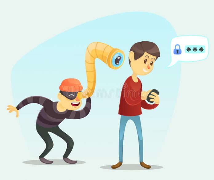 vector-illustration-funny-cartoon-comic-masked-man-thief-spying-data-smartphone-teenager-adult-man-guy-eps-96310960