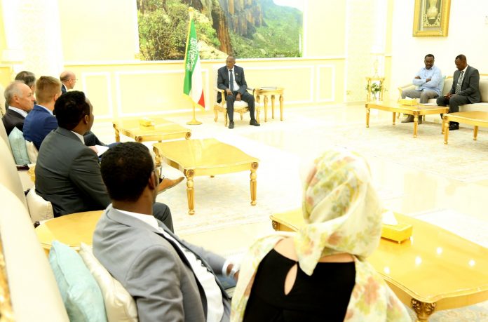 Somaliland President, EU delegation