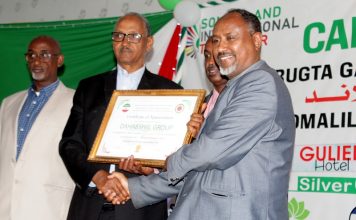 Expo organizers honor Dahabshiil Group for remarkable participation