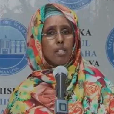 SMinister Fawzia Abikar of Somalia Minister Fawzia Abikar of Somalia